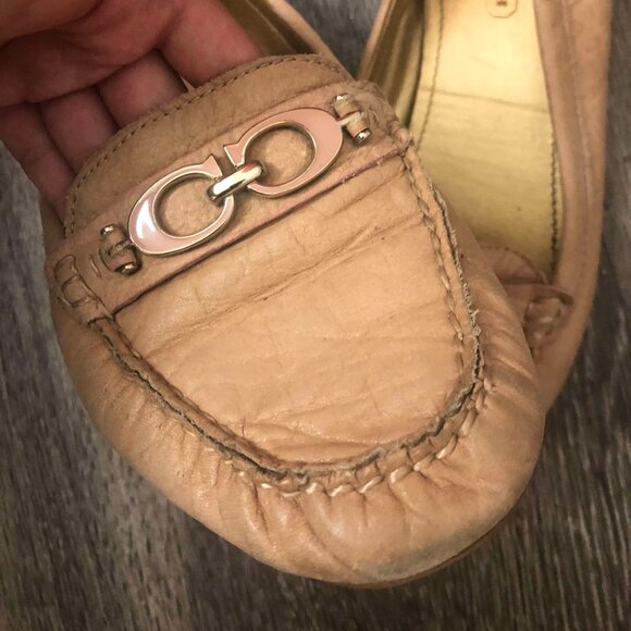 Coach Fortunata Buttery Leather Loafers Sz 8 - Picture 5 of 8